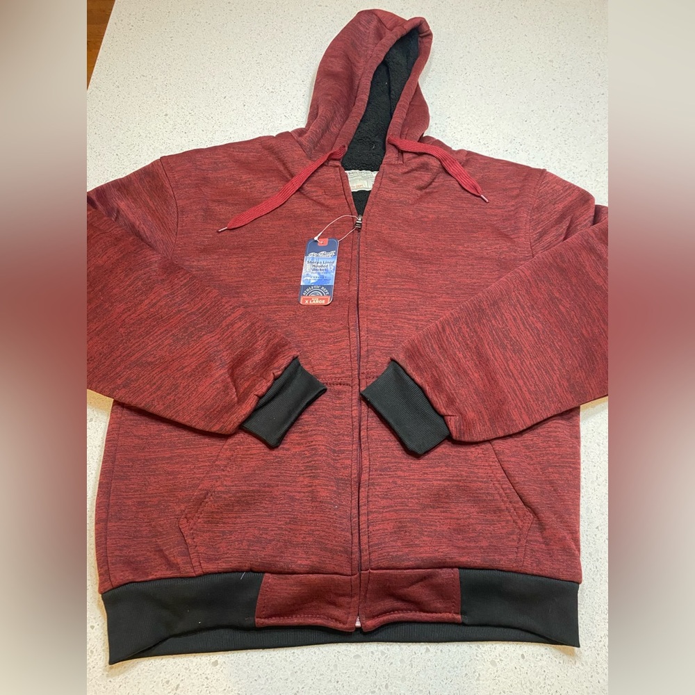 Big Ball Sports Sherpa Lined Hooded Jacket